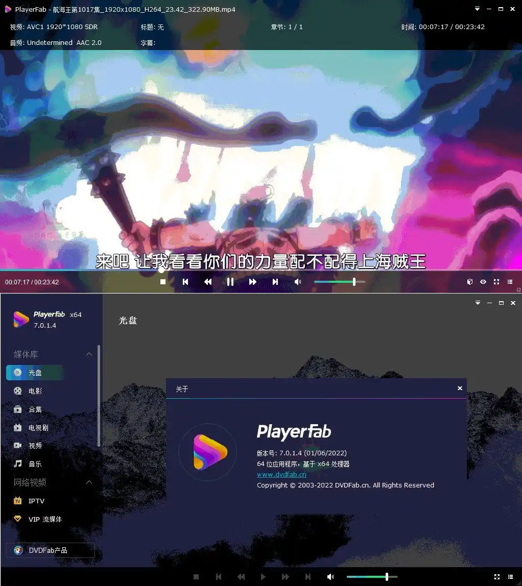 DVDFab Player 7.0.6.4中文版-资源联盟