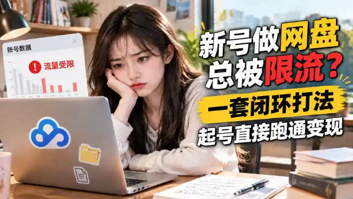 网盘拉新SOP：小白新号过限流-资源联盟