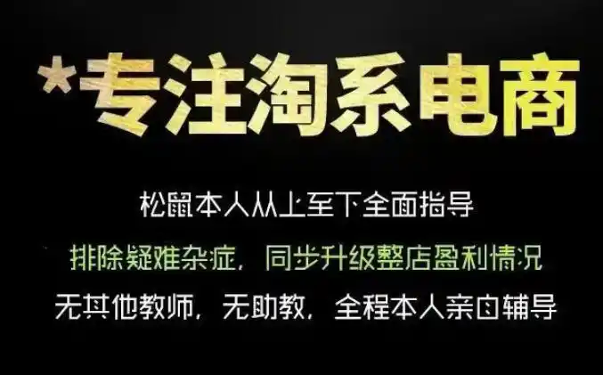 松鼠会电商VIP课程，从基础布局到高阶优化，助你掌握淘宝运营逻辑，提升店铺流量与转化(更新1015)-资源联盟