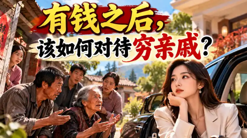 某公众号付费文章：有钱之后，该如何对待穷亲戚？-资源联盟