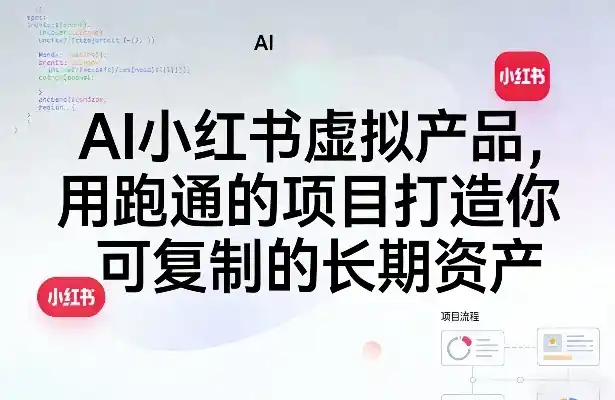 AI小红书虚拟产品，用跑通的项目打造你可复制的长期资产(更新1017)-资源联盟