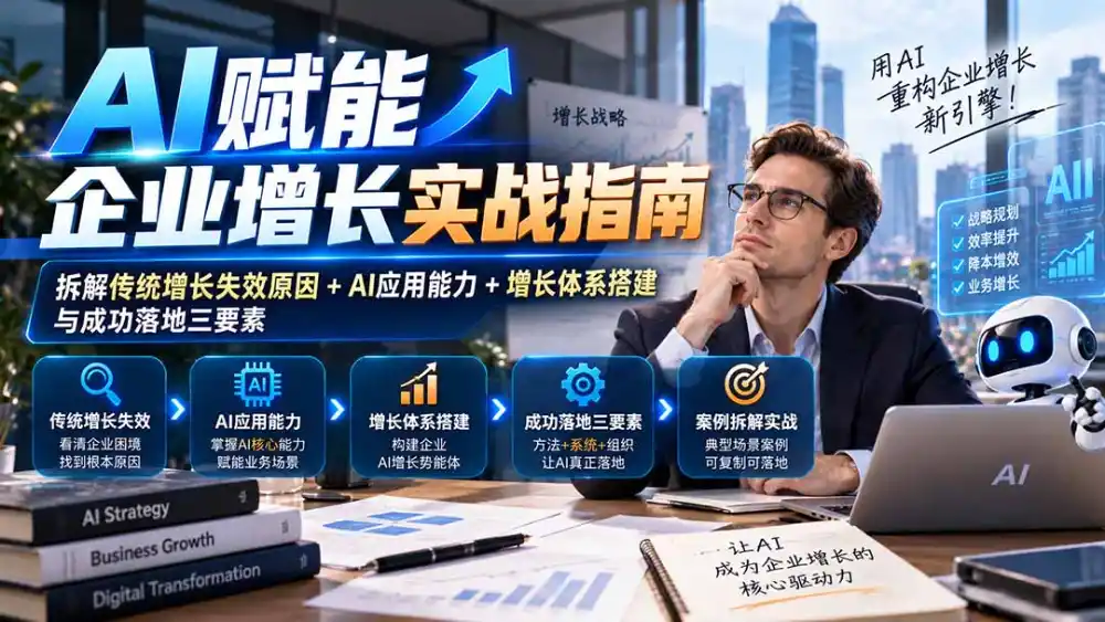 【无水印】AI赋能企业增长实战指南：拆解传统增长失效原因+AI应用能力+增长体系搭建与成功落地三要素-资源联盟