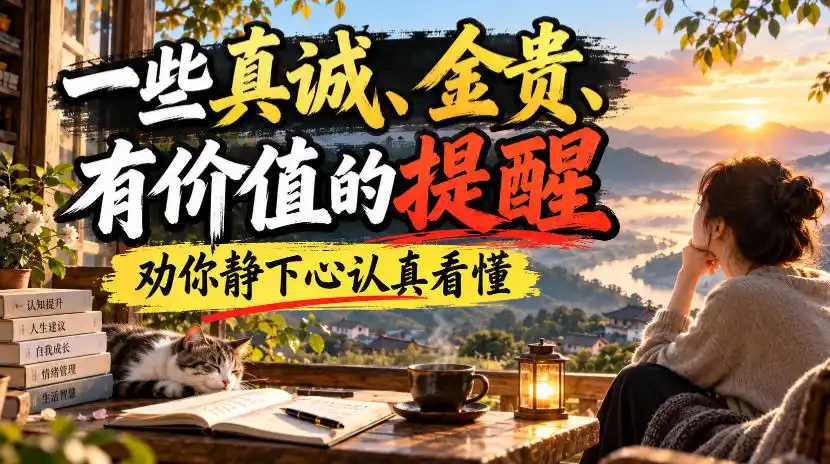 付费文章：一些真诚、金贵、有价值的提醒，劝你静下心认真看懂-资源联盟