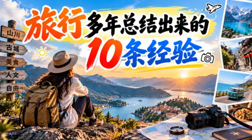 付费文章：旅行多年总结出来的10条经验-资源联盟