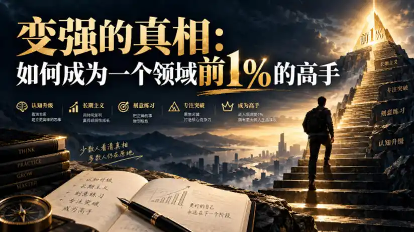 付费文章：变强的真相：如何成为一个领域前1%的高手-资源联盟